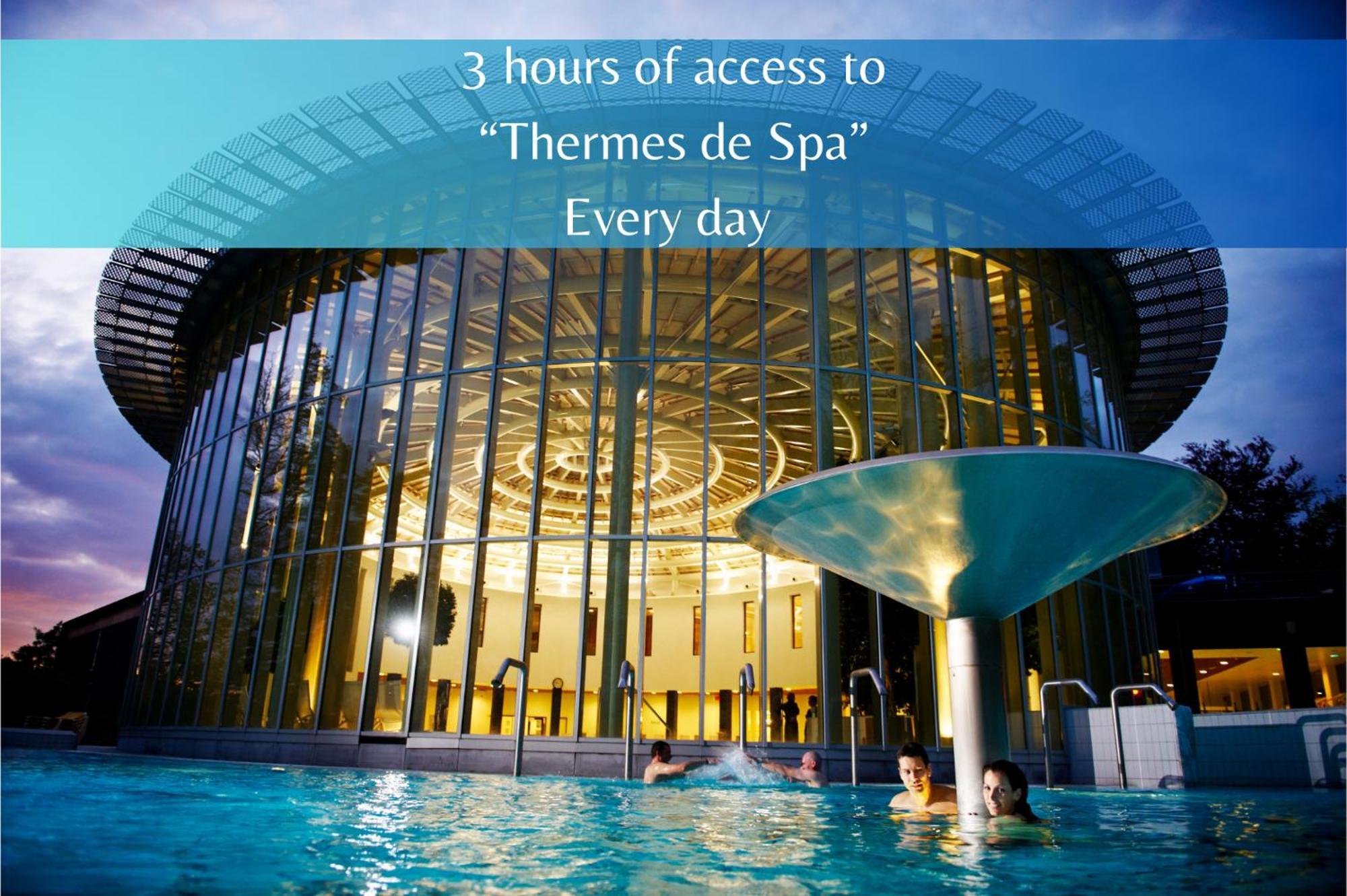 Les Thermes De Spa By La Cour De La Reine Hotel, Suites & Acces Gratuit Au Centre Thermal Kültér fotó